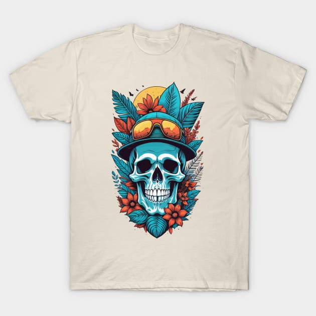 Skull Vacation T-Shirt by DeathAnarchy